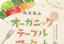 丹波篠山オーガニックテーブルマーケットが開催されます